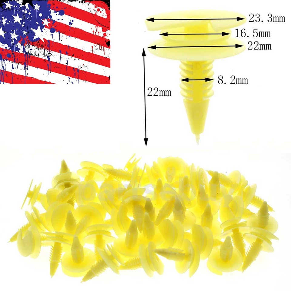 50pcs New For 1978-81 Monte Carlo El Camino Door Trim Panel Clips Set Chevrolet Foto 2 de 4