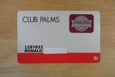 Palms Hotel Casino Las Vegas NV Club Player's Slot Card 50 Rewards Ronald 