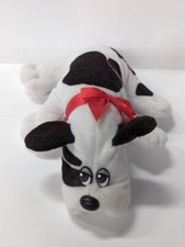 Tonka Pound Puppy Puppies 8" Black Spot Small Vintage Plush Stuffed Animal Dog