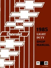 1985 Chevrolet GMC Truck Van Chassis Suburban Shop Service Repair Manual Book OE