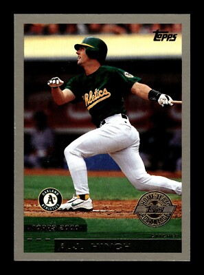 AJ HINCH   2000 Topps Home Team Advantage HTA SP #349 Oakland Athletics