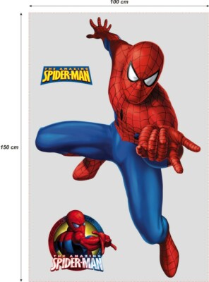 SPIDERMAN 150cm Wandaufkleber Wandtattoo Wandsticker neu