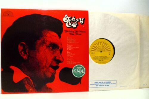 JOHNNY CASH the man, the world, his music 2X LP EX/EX-, 6641008, vinyl, uk, sun - Afbeelding 1 van 1
