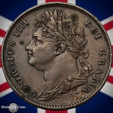 Great Britain 1825 Farthing 1/4d GB3287