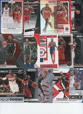 John Wall 25 count BASKETBALL SUPER Card Lot w/ Insert HOUSTON ROCKETS 14a