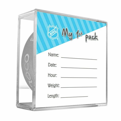 CALGARY FLAMES MI PRIMER DISCO OFICIAL BEBÉ NIÑO AZUL EN ESTUCHE - Imagen 2 de 2