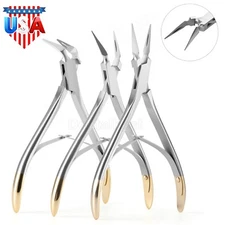 AZDENT Dental Residual Root Tweezers Pliers Tooth Tooth Forceps Tip Extraction