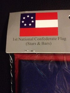 First Historic CSA Flag Stars and Bars Civil War 1st Southern Battle Flag 3x5***