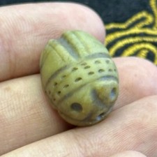 WONDERFUL ANCIENT ROMANO-EGYPTIAN JADE STONE SCARABOID SCARAB SEAL
