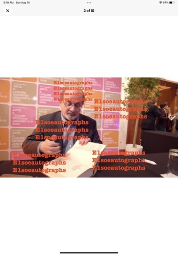 Salman Rushdie signed Satanic Verses book H/C 1st Ed. In Person Proof - Picture 8 of 8