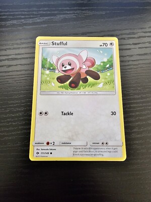 Stufful - 111/149 Sun & Moon - Pokémon TCG - 2017