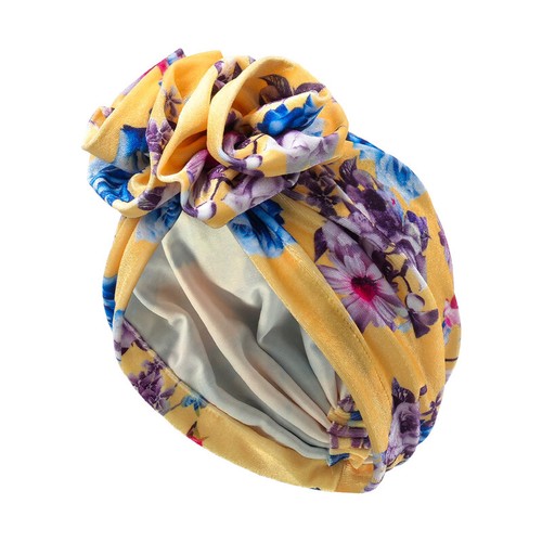 Cappello turbante donna musulmano stampato turbante hijab berretto sciarpa testa copricapo - Foto 7 di 24