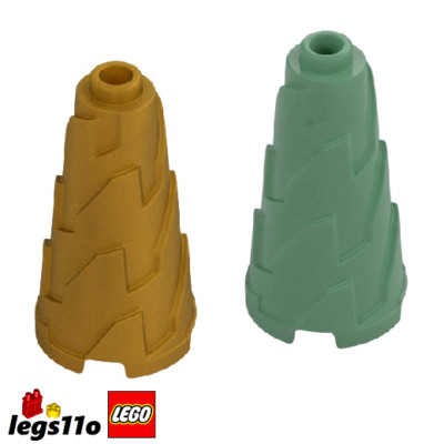 Lego 28598 - Packung 1x 2x - NEU Kegel 2x2x3 mit gezackten Spikes