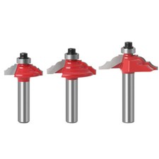 8mm Shank Double Router Bit Flute Roman Ogee Edge Molding Wood Cutter