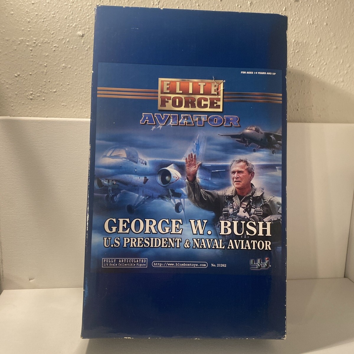 ミリタリー ELITE FORCE E W. BUSH AVIATOR George W. Bush U.S. President and Naval Aviator Elite Force
