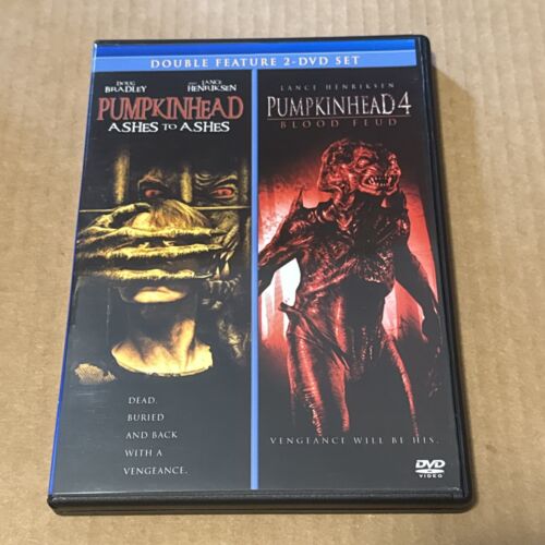Pumpkinhead: Ashes to Ashes / Pumpkinhead 4: Blood Feud DVD RARE OOP Region 1