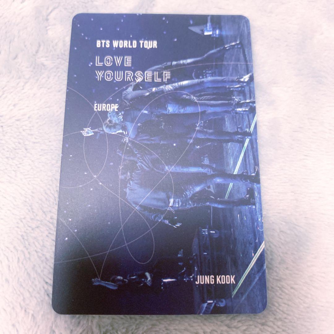 BTS JUNGKOOK LOVE YOURSELF EUROPE LYS Version Photocard Only BTS JUNGKOOK LOVE YOURSELF EUROPE LYS Version Photocard Only