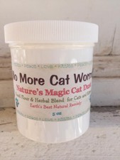 Natural Diatomaceous Earth Cat  Kitten Dewormer Treatment and Immune Support