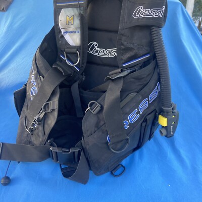 Cressi AquaPro 5 BCD Scuba Diving Buoyancy Compensator Size Med