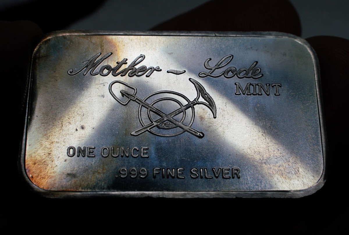 1973 USA KEEP ME NEVER GO BROKE Mother Lode Mint 1oz 999 Silver