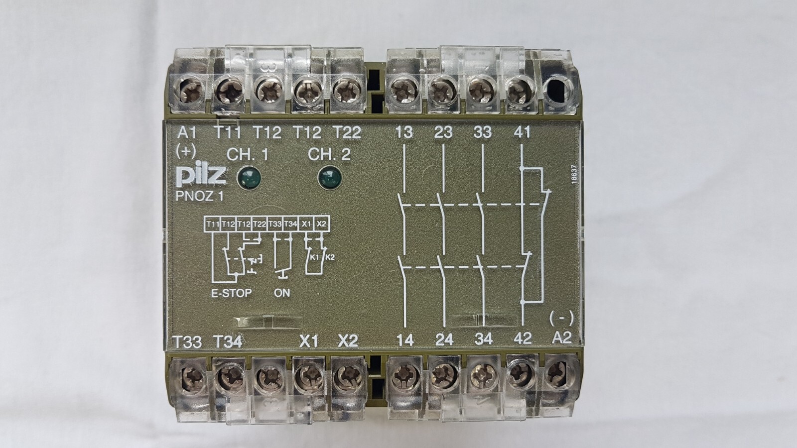 Pilz PNOZ-1 Safety Relay - 475695 - 24VDC 24W 3.5W - 3S10 - Unused #2