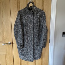 Day Birger Et Mikkelsen Womens Jacket Coat Long Tweed Sparkle Zip Eu 34 8