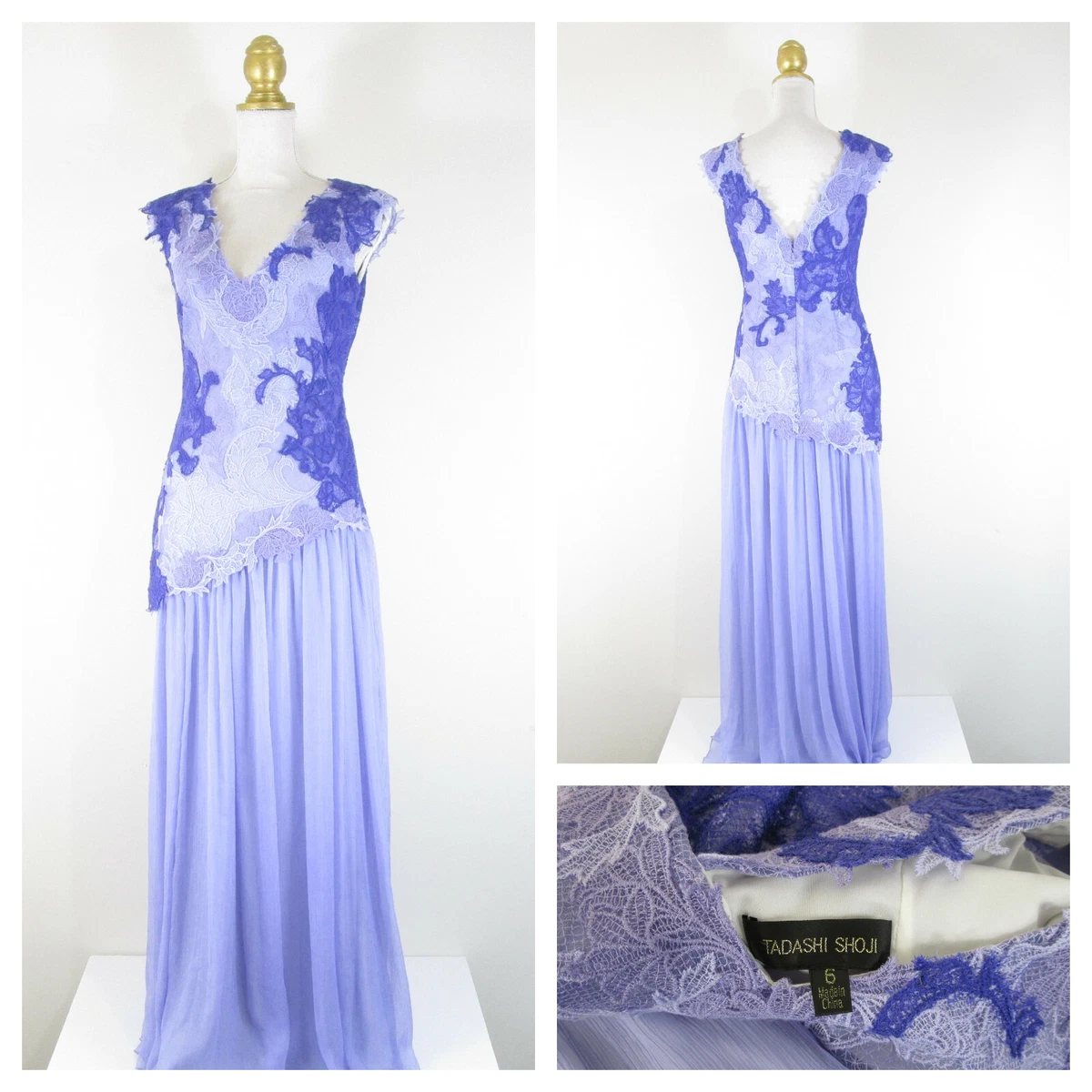 Tadashi shoji purple outlet dress