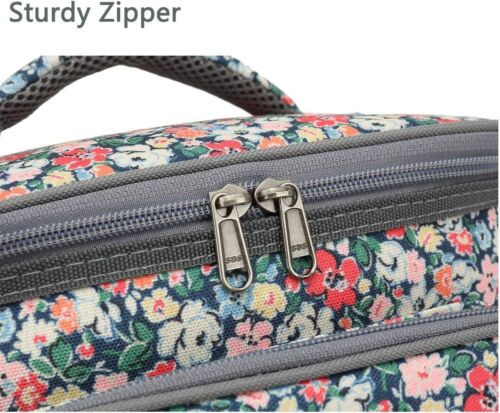 Versatile Borsa Porta Pranzo Isolata con Disegno Floreale - Perfetta per Scuola e Viaggi - Foto 11 di 11