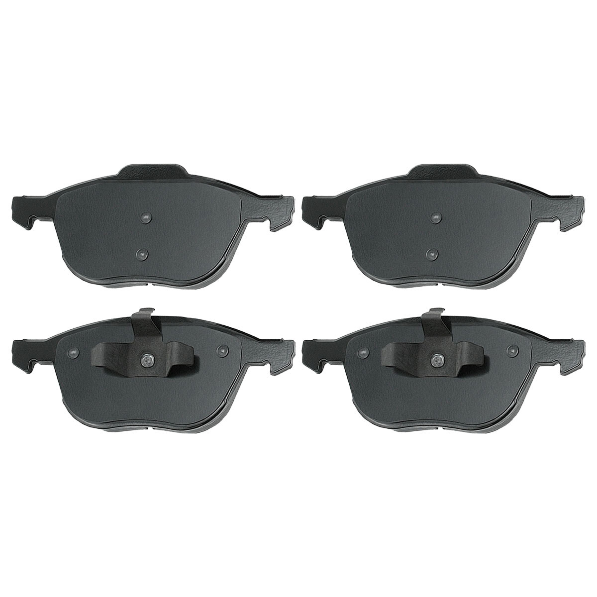 Front Drilled and Slotted Brake Rotors Silver Pads for Ford Escape