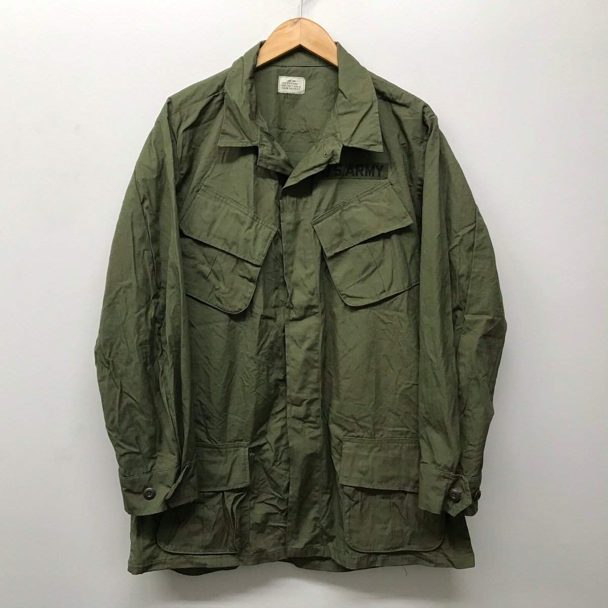 Dead Stock 60’s Jungle Fatigue 4th Dead Stock Jungle Fatigue Jacket from 1969 - Large/Long