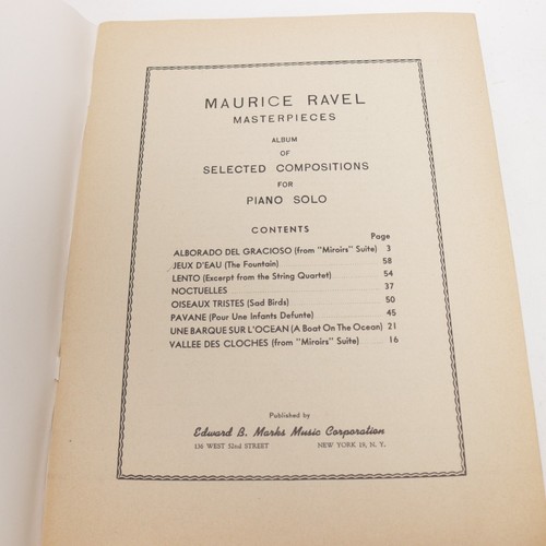 Album of Maurice Ravel Masterpieces Piano Songbook Sheet Music Score 1937 - Picture 4 of 8