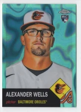 2022 Topps Chrome Platinum Anniversary Aqua Lava Refractor Alexander Wells
