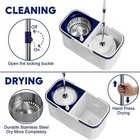 Spin Mop and Bucket with Wringer Set Two-Detachable Bucket Design Mop System — photo 8