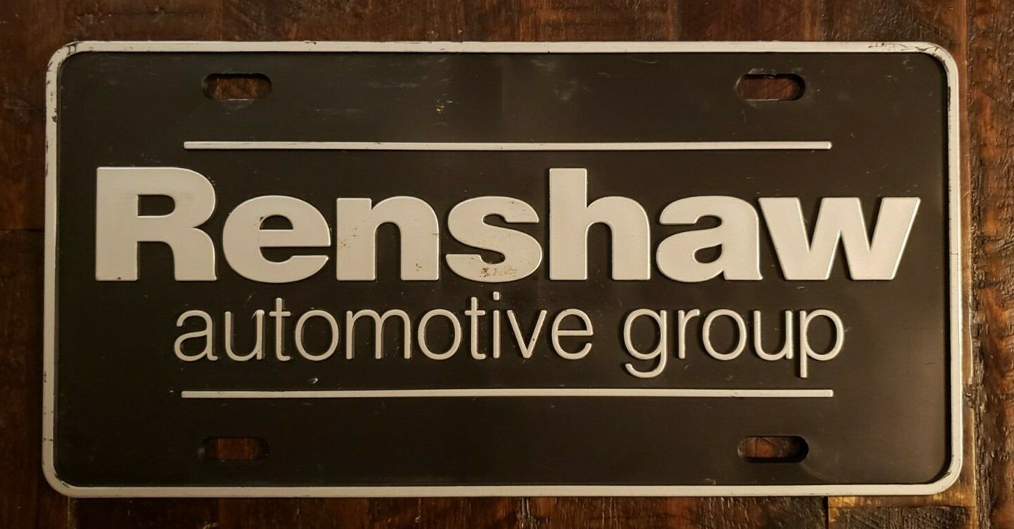 Renshaw Automotive Group Bowling Green KY Dealership License Plate
