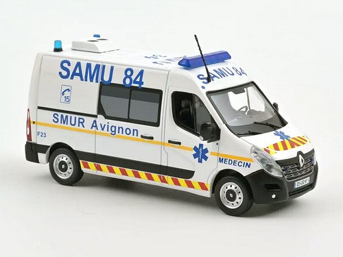 NOREV - Renault Master SAMU 84 2014 - Miniature 1/43 - Véhicule De Secours