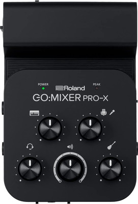 Roland GO:MIXER PRO-X Audio Mixer for Smartphones | Connect and Mix up to 7 Audi