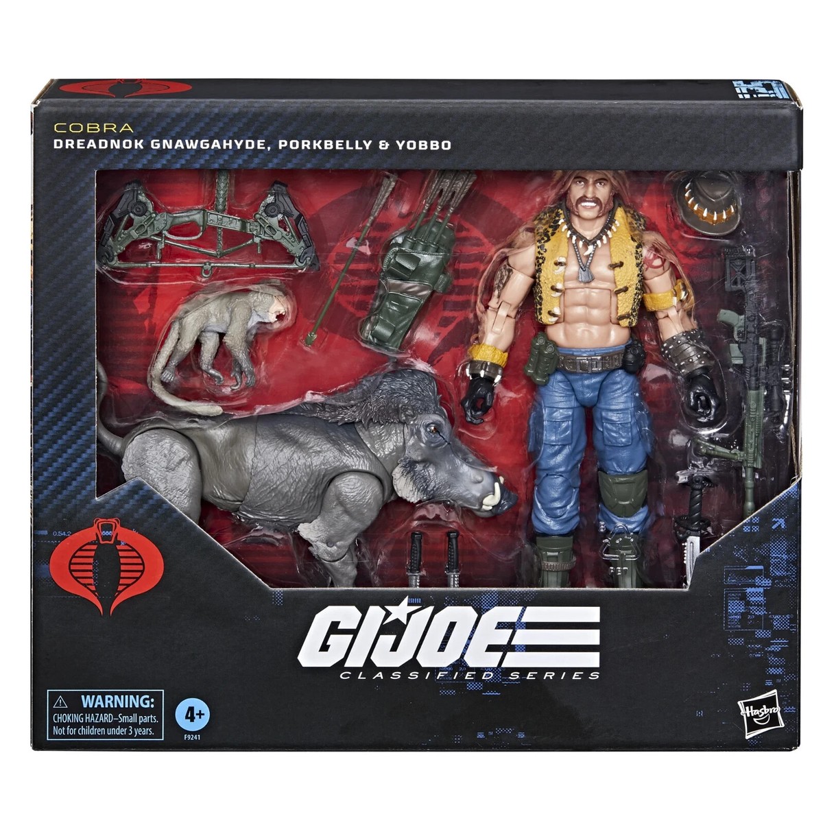 G.I. Joe Classified Series Dreadnok Gnawgahyde, Porkbelly, Yobbo