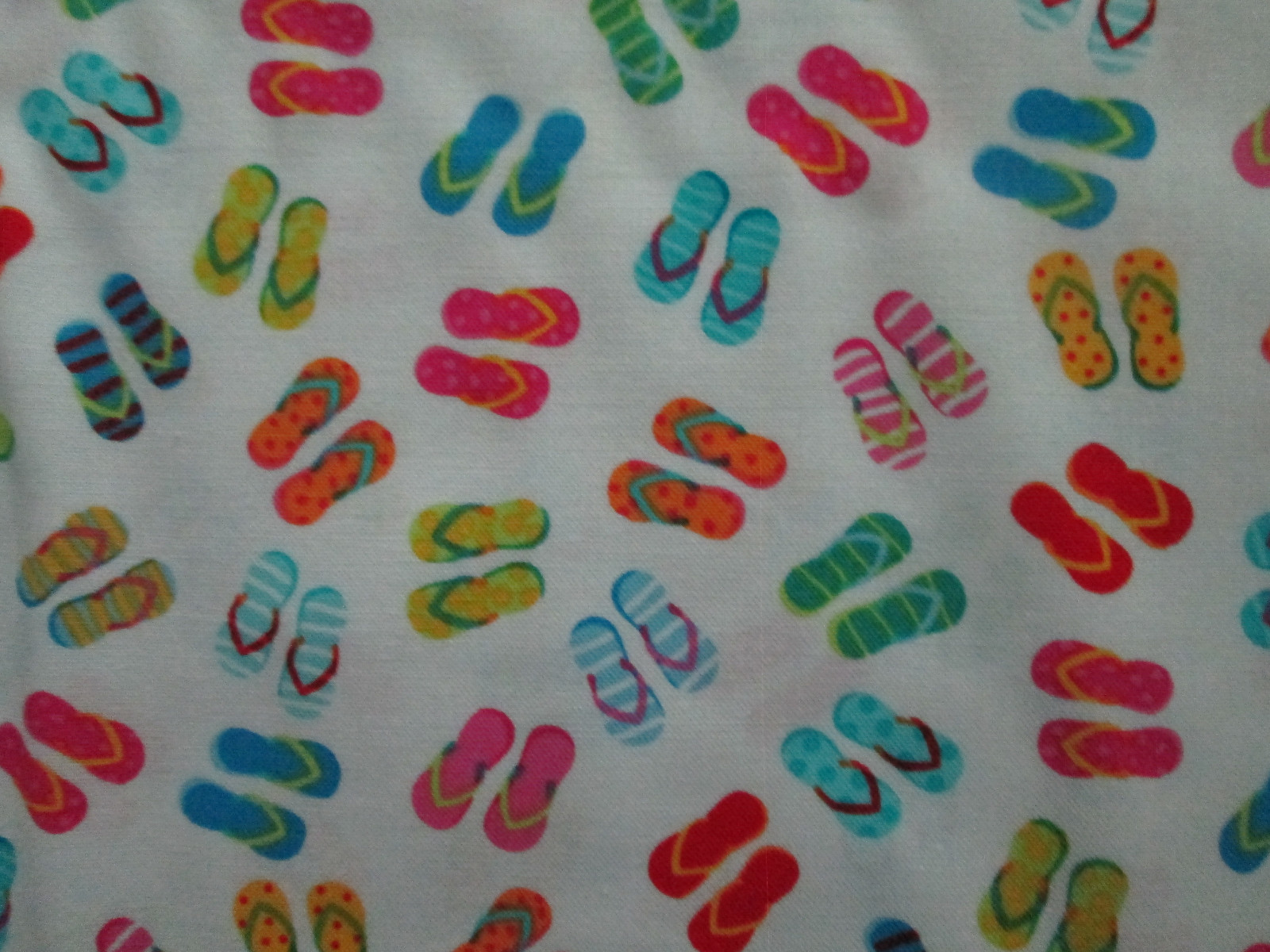 FLIP FLOPS BRIGHT FLIP FLOP SANDELS SHOES BRIGHT COTTON FABRIC FQ-image