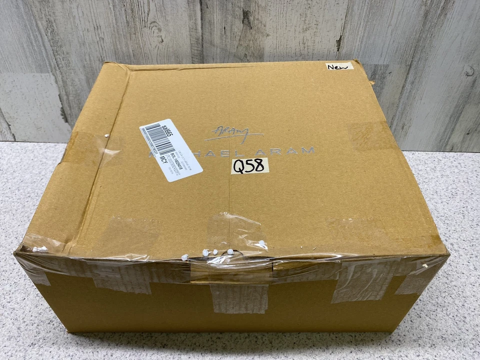 Michael Aram Calla Lily Cuenco Grande Acero Inoxidable 10.5” - 123206 Nuevo Foto 2 de 4