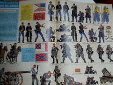 corriere dei piccoli anni '60 soldatini guerra di secessione disegni  HUGO PRATT