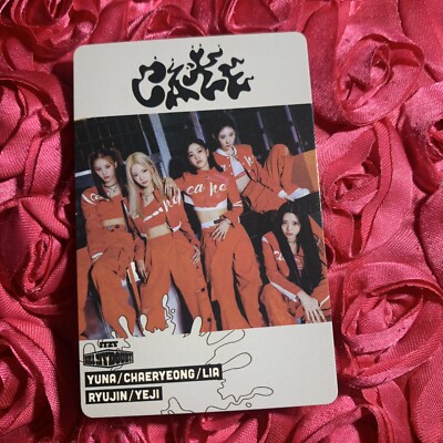 RYUJIN ITZY CAKE Edition Celeb K-POP Girl Photo Card BABE Red | eBay