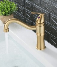 Basin Faucet Sink Mixer Tap Stainless Steel304 Water Antique Brushed Gold Matte