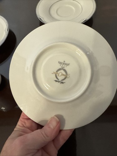 Rare Noritake Sterling Cove 7720 Set Of 4 Cups And Saucers Never Used - Picture 23 of 24