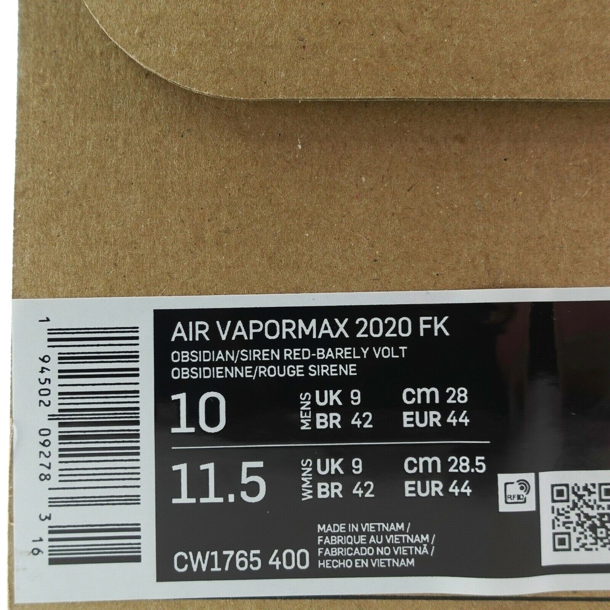 Nike Air Vapormax 2020 Flyknit Obsidian Siren Red CW1765-400 Men’s Size 10 Nike Air VaporMax 2020 Flyknit Obsidian Siren | Mercari main image 4