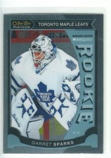 rc GARRET SPARKS maple leafs PLATINUM ROOKIE CARD insert     *230