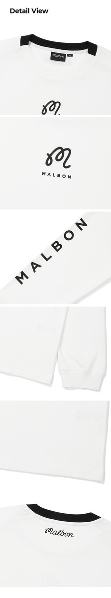 スウェット・トレーナー Malbon Golf M POINT CP MID LAYER WHITE MAN M5121PRL01WHT Genuine Malbon Golf M POINT CP MID LAYER WHITE (MAN) | eBay