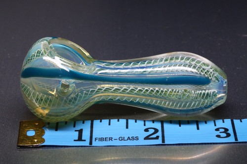 MINI SMOKING BLOWN GLASS POCKET HEAVY 3” HAND PIPE PIPA BOWL HITTER USA TOBACCO - Picture 10 of 12