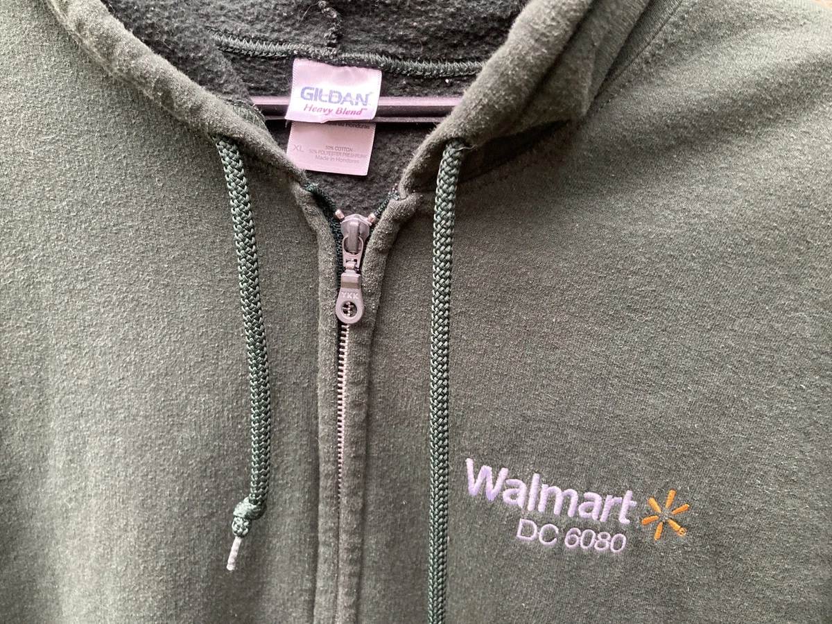 Walmart Employee Distribution Center Hoodie Zip Up size adult XL