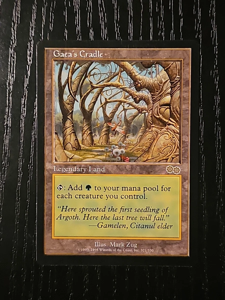 Gaea's Cradle Magic: The Gathering Trading Card Games Urza's Saga