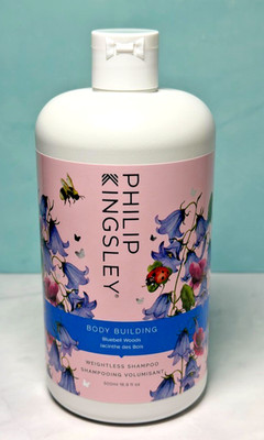 Philip Kingsley Body Building Weightless Shampoo 500ml Bluebell Woods NEU gratis 
